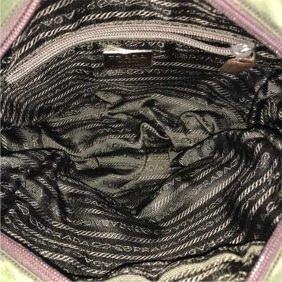 Prada Dark Khaki Green Nylon Shoulder Bag - Picture 7 of 10